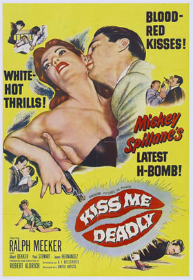 Mickey Spillane, Kiss Me Deadly Movie Poster